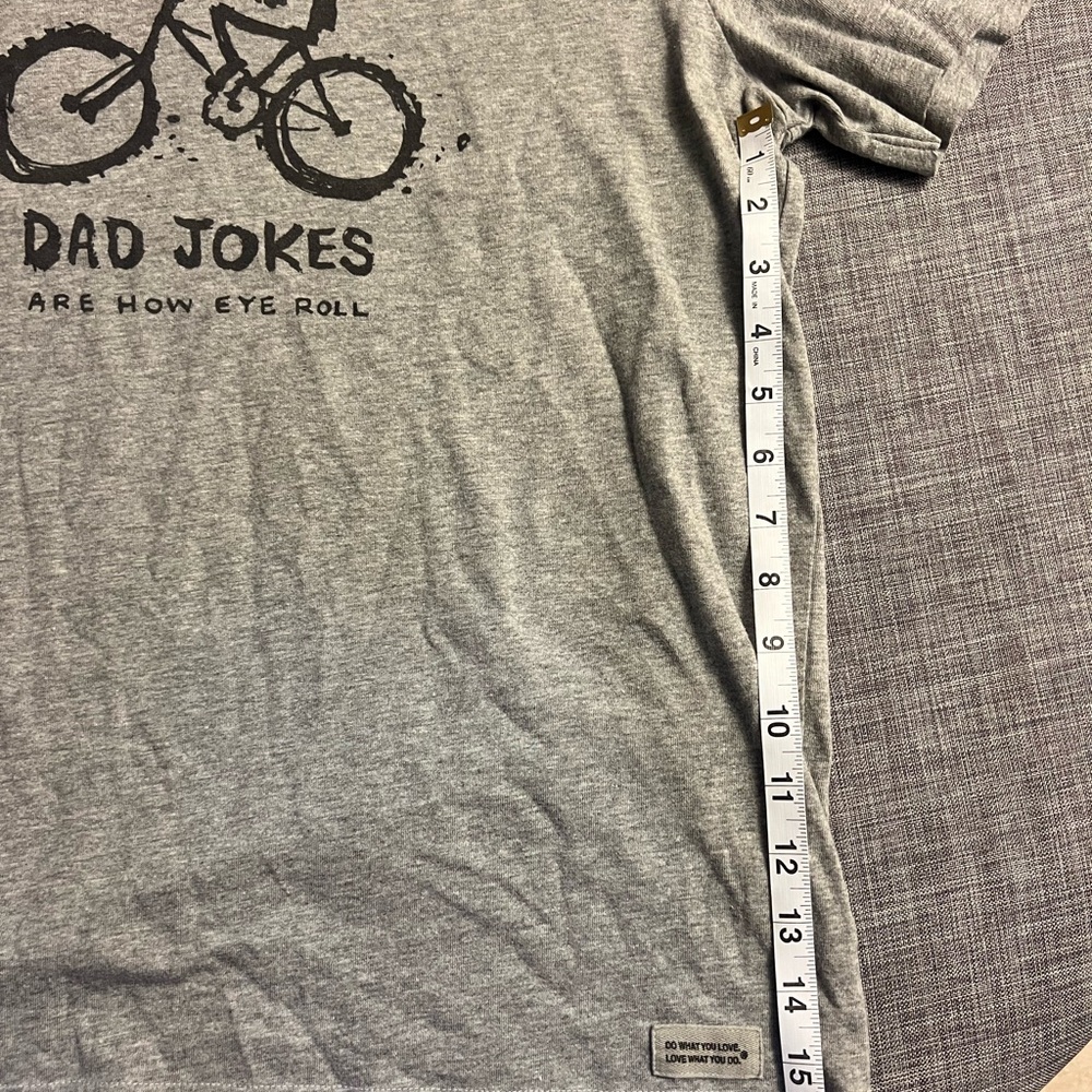 Life Is Good Gray Motivational T-Shirt - Picture 10 of 10